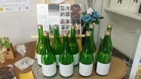 狩場一酒造のショップには「ユメノツヅキ」コーナーが 狩場一酒造のショップには「ユメノツヅキ」コーナーが