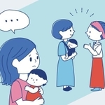 ママ友の輪に入れず悩む母親(irotori_illust/adobe.stock.com)