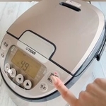 スイッチオンであとは待つだけ。炊飯器なら焦がす心配もありません(提供)