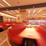 客席も回るタイプの回転寿司店です(Twitterから)