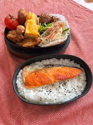 豪華な「100円弁当」/ひろたんさん(@hirotan_bentoart)提供