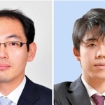 木村一基王位(左)と藤井聡太棋聖