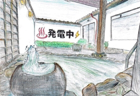 イラスト 豊岡高校2年 原田走也 イラスト 豊岡高校2年 原田走也