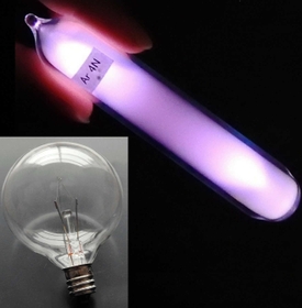 アルゴンは白熱電球に封入されている アルゴンは白熱電球に封入されている