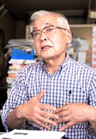 多鹿さんの体験談を語る吉田俊弘さん=神戸市灘区(撮影・斎藤雅志) 多鹿さんの体験談を語る吉田俊弘さん=神戸市灘区(撮影・斎藤雅志)
