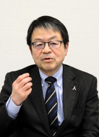 米田悦啓理事長=大阪府茨木市 米田悦啓理事長=大阪府茨木市