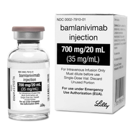 米イーライリリー社の新型コロナ向けモノクローナル抗体「バムラニビマブ」。変異株の流行に伴い、別の薬との併用療法へ変更された(同社提供) 米イーライリリー社の新型コロナ向けモノクローナル抗体「バムラニビマブ」。変異株の流行に伴い、別の薬との併用療法へ変更された(同社提供)