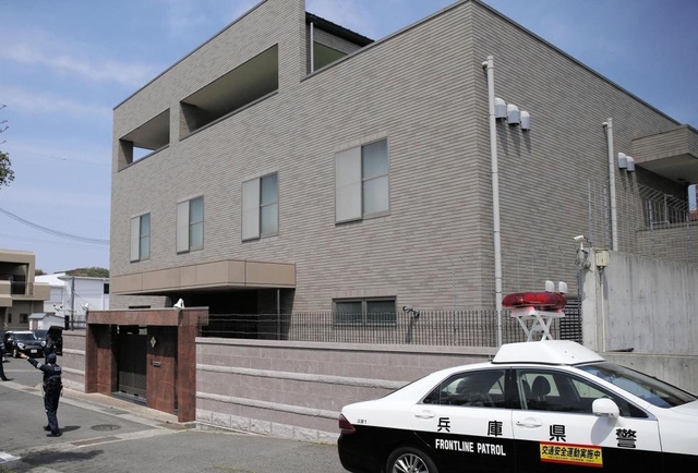 神戸山口組の本拠地施設、俠友会の事務所=淡路市志筑