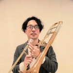 ２０日に明石弦楽四重奏団と協演するトロンボーン奏者岡村哲朗さん＝明石市東仲ノ町