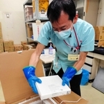 明石市に初めて届いた新型コロナウイルスワクチン＝明石市民病院