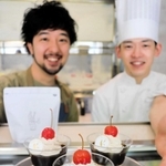 ほろ苦さと甘さが調和したコーヒーゼリー＝明石市本町１