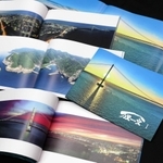 ドローンで撮影した明石の海などのパノラマ写真を収録した写真集「万里一空１」