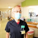 新型コロナ患者の治療に当たってきた阪本健三さん＝明石市鷹匠町