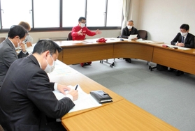 全国豊かな海づくり大会・兵庫大会のＰＲイベントに向け開かれた第１回実行委員会＝明石市役所
