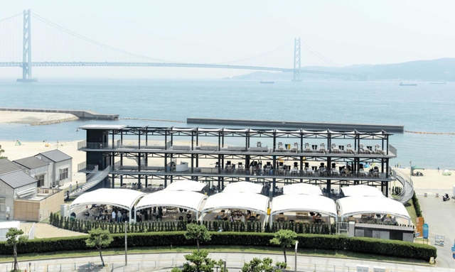 キャッスルホテルのグループ会社が運営するバーベキュー場ＺＡＺＡＺＡ＝明石市大蔵海岸通１（キャッスルホテル提供）