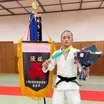 全国高校総体の柔道男子６０キロ級で優勝した福田大和さん（憲一さん提供）