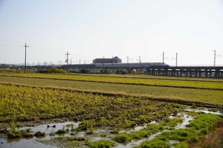 新幹線車両基地の整備が計画されていた農地＝明石市魚住町長坂寺