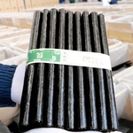 黒く、つやのある明石産のノリ＝播磨町古宮