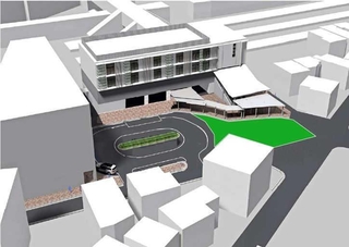 ＪＲ西明石駅南側の整備イメージ（明石市提供）