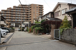 明石市内で最も上昇率が高かった魚住町清水付近の住宅地