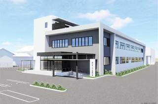 建設される上下水道庁舎のイメージ図（明石市提供）