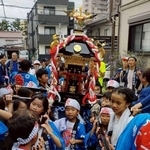 明石・相生町のみこし、半世紀ぶり新調　稲爪神社の秋祭りでお披露目　子どもも担げるよう軽量化