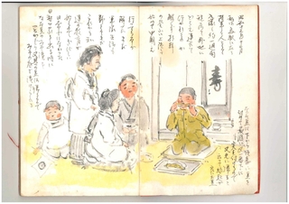 入営の日になた豆のみそ漬けを食べる