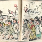 ＜新八さんが描いた戦争＞(13)ラッパに送られ軍隊へ