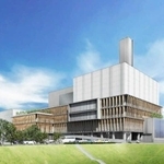 新たなごみ処理施設の完成パース（明石市提供）