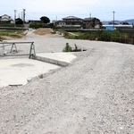 江井ケ島松陰新田線の未整備区間＝明石市大久保町松陰新田