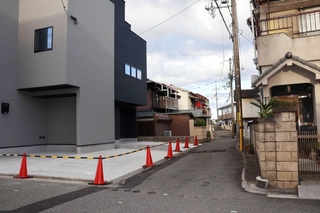 明石市内の住宅地で地価上昇率が最も高かった北王子町付近