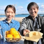 徳島県美馬市のユズ農家とコラボした「淡路島ばぁむ　柚奈」＝ｃａｆｅ　ｍａａｒｕ