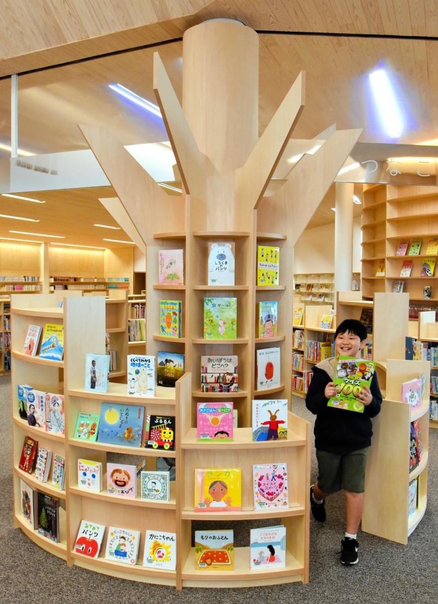 神戸新聞next 淡路 面積２倍 蔵書２万冊増 淡路 新津名図書館がオープンへ