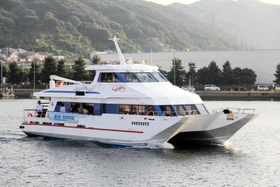 社会実験に使う旅客船（洲本市提供）