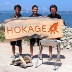 ＢＢＱサイトの営業を始めた（左から）池端修輝さん、武政彰吾さん、堀田裕亮さん＝南あわじ市阿万吹上町