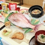 多彩な「えびす鯛」の料理＝南あわじ市志知佐礼尾