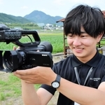 アジア最大級の国際短編映画祭で入選した伊名岡智也さん＝南あわじ市広田広田
