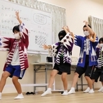 法被姿で練習する子どもたち＝南あわじ市内