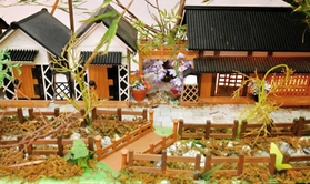 倉敷美観地区をイメージした風景＝淡路文化会館