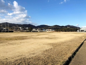 新たな運動公園の整備予定地＝淡路市生穂新島