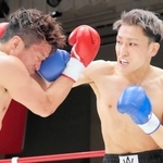 １ラウンドＫＯで初勝利を飾った大利賢佑さん（右）（ｃ）Ｋ－１