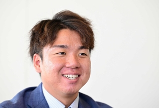 阪神・村上頌樹投手＝神戸市中央区東川崎町１（撮影・中西幸大）