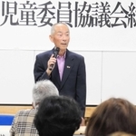 経験を語る桂孝弘さん＝淡路市富島