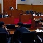 議場で行われた洲本市議会の二つ目の百条委＝洲本市役所