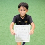選抜試験を突破しスペイン行きを決めた山口凜雄翔さん＝洲本市下加茂１、蒼開高校