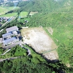 辰美中学校の跡地（南あわじ市提供）