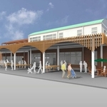 北淡直売物産館の完成イメージ図（西海岸の玄関口を考える会提供）