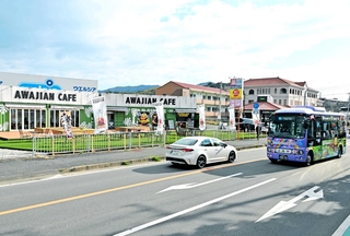 ２年連続で地価が上昇した淡路市西岸部の育波地区