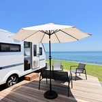 目の前に広がる海を楽しみながら車中泊を体験できる＝淡路市夢舞台