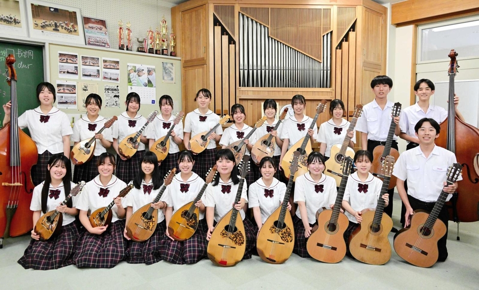 津名高ギター・マンドリン部 46年連続で全国大会へ ロシアの名曲演奏